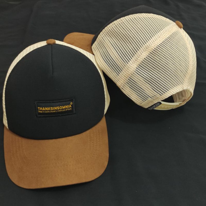 TOPI THANKSINSOMNIA - TRUCKER DISTRO MURAH TERBARU - TOPI PRIA TERLARIS