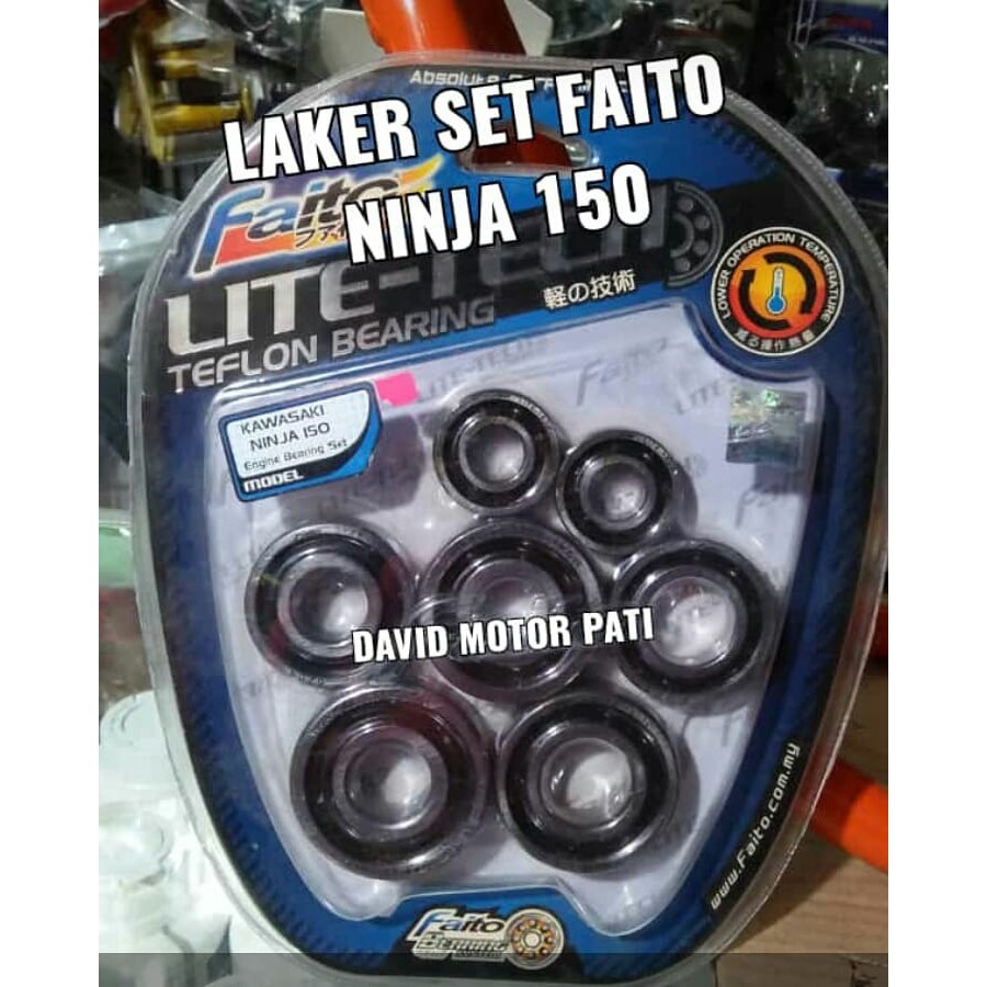 READY BEARING SETT LAHER KRUK AS FAITO NINJA R RR LI TECH ORIGINAL