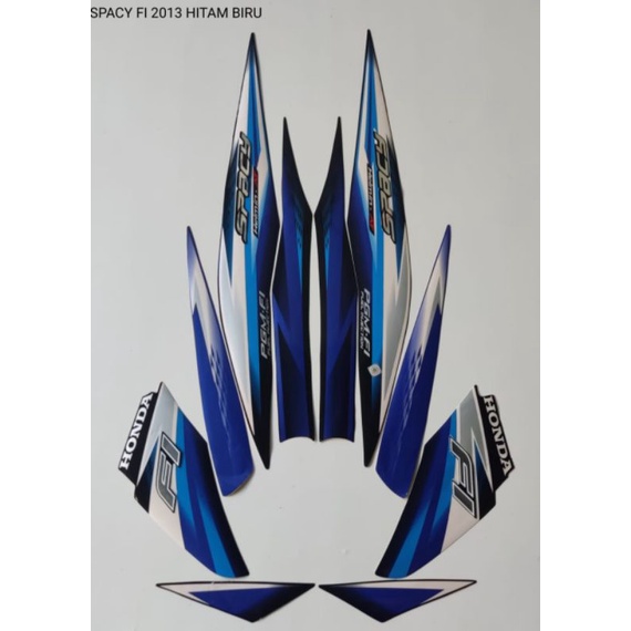 STRIPING SPACY FI 2013 BIRU