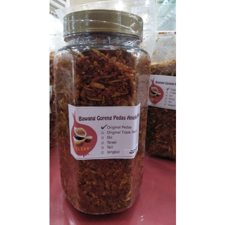 

Bawang Goreng Tanpa Tepung Original Pedas 250gr