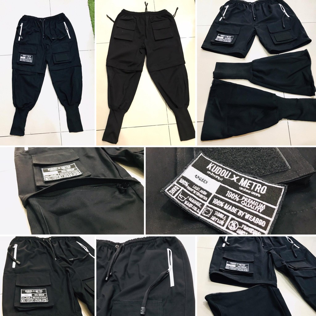 Kudou x Metro - Celana Cargo Pants Unsettled Streetwear