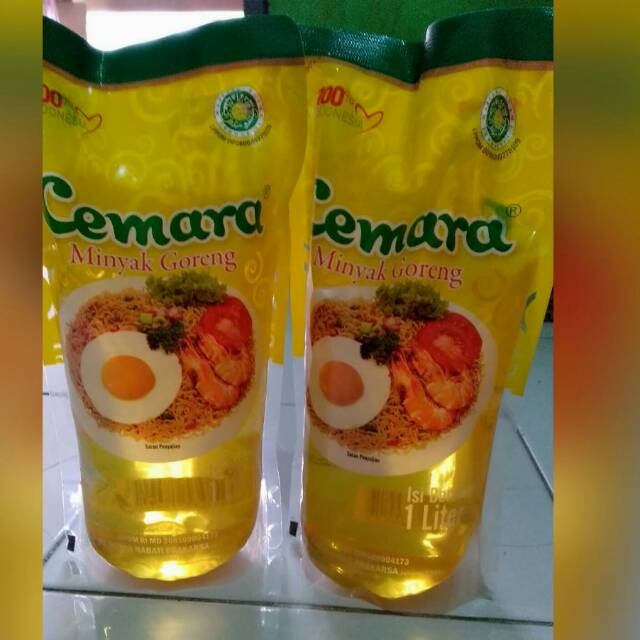 

Cemara minyak goreng kemasan pouch 1 L