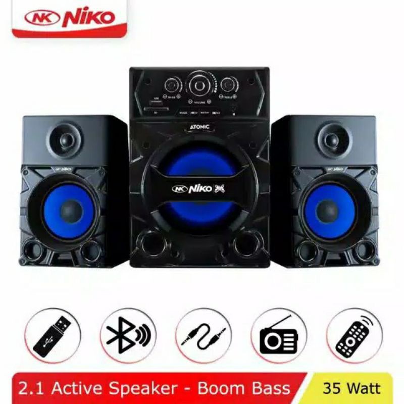 speaker niko Atomic Super bass