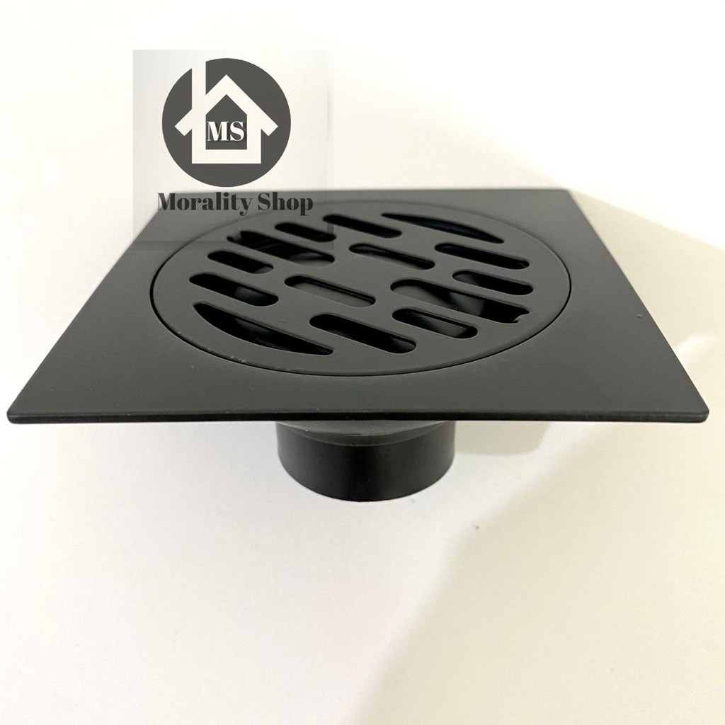 Saringan Got Stainless HITAM TW3501-Floor drain buangan air Black