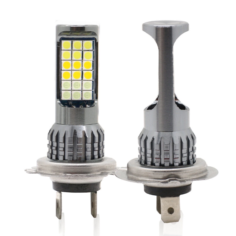 2pcs Lampu Kabut LED 3 Warna Kombinasi H11 H7 H4 9006 H3 H8 HB3 HB4 Biru lemon Putih Es