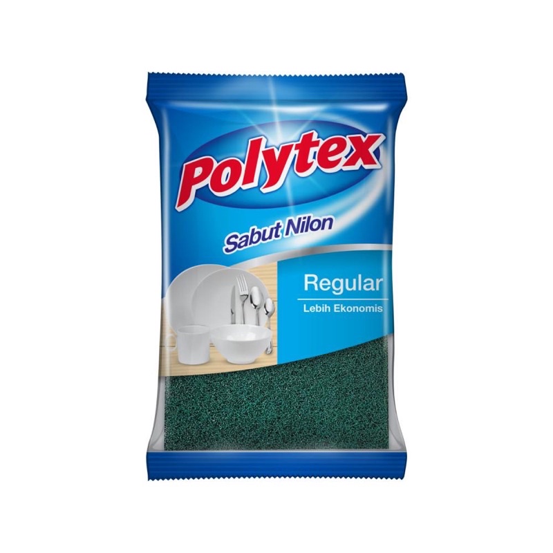 Polytex Sabut Spon Regular - Spons Sponge Cuci Piring Net Cuci Piring