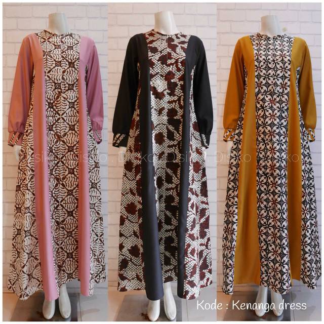 Disiko gamis batik kenanga