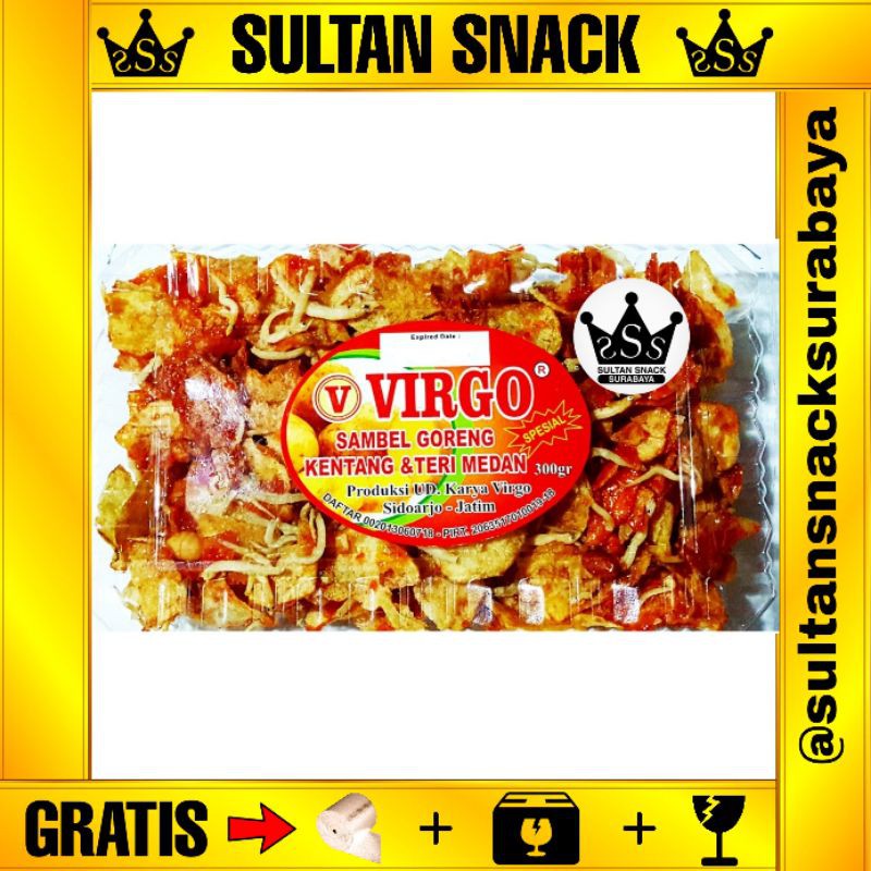 

SULTAN SNACK Sambal / Sambel Goreng Virgo Mika Panen Raya l