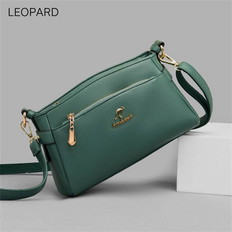 BISA BAYAR DITEMPAT tas selempang wanita kangguru 3 resleting top handbags