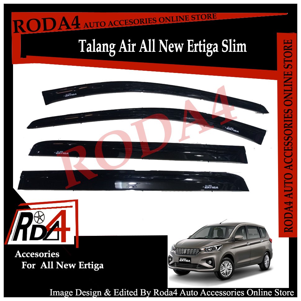 Talang Air - Side Visor Mobil All New Ertiga 2018 Model SLIM