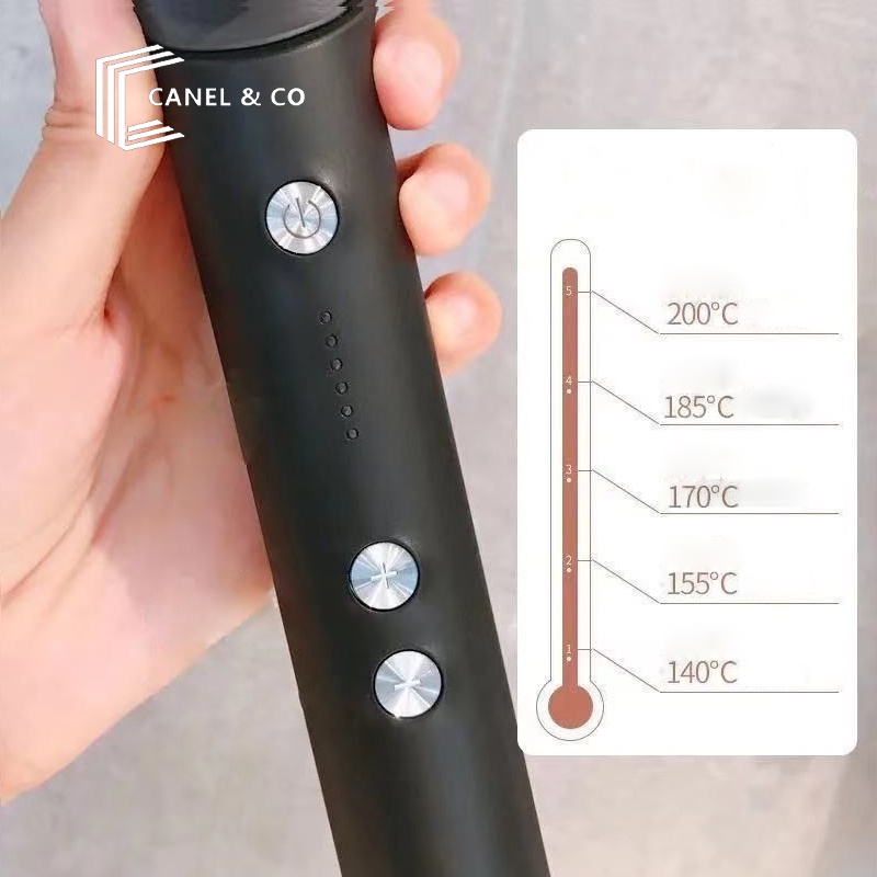 Canel&Co Catok Sisir Pelurus Rambut Hair Curler 2 In 1 Catokan Sisir Listrik Professional Automatic