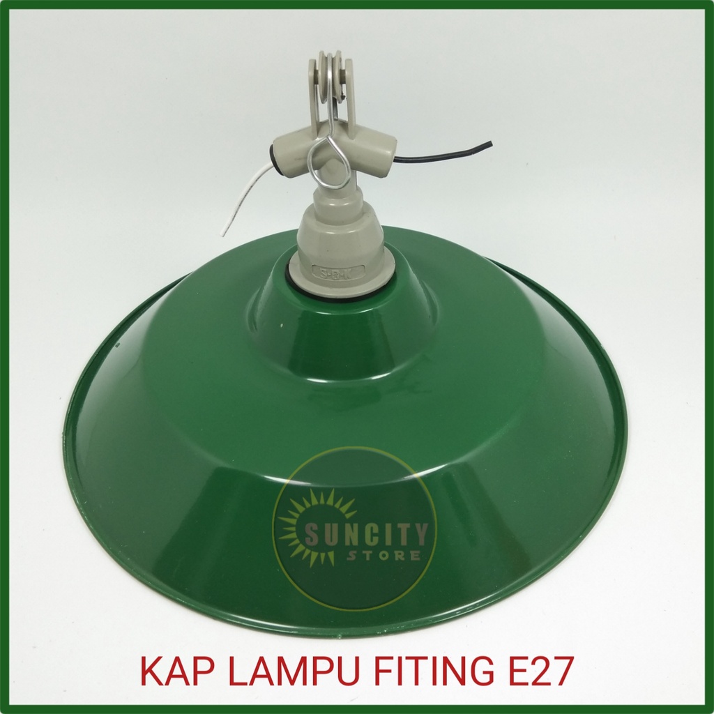 Kap Lampu Jalan / Kap WD Set / Kap Lampu Fiting E27 (Diameter 30 cm)