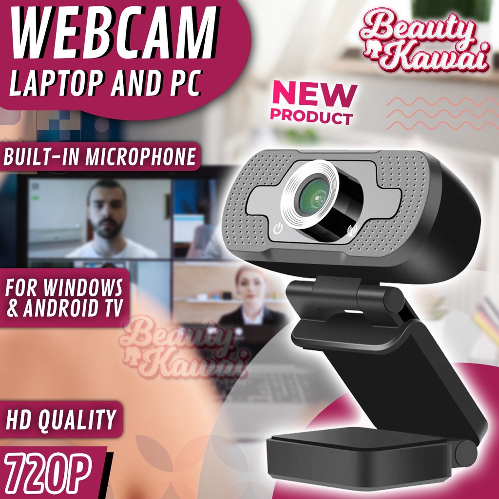 Webcam 720p USB Laptop Aksesoris Komputer Resolusi Tinggi