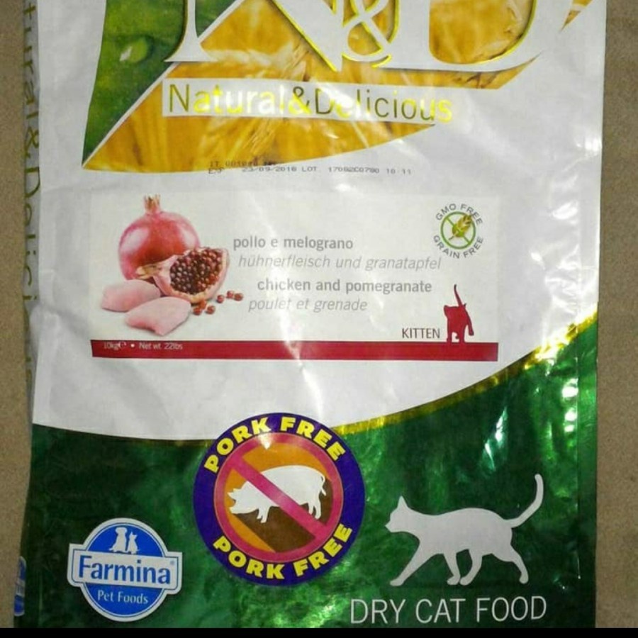 Makanan Kucing ND N&D Kitten Chicken Pomegranate 10kg- Makanan Anak Kucing