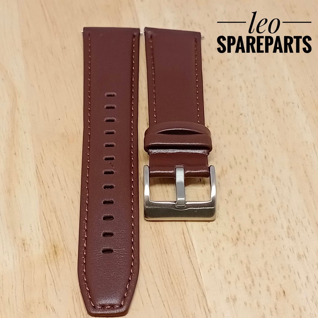 Tali jam kulit / 22mm