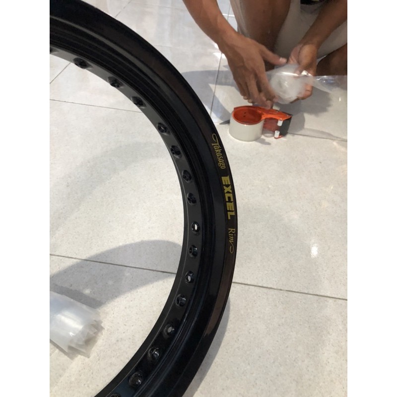 velg TAKASAGO EXCEL RIM JAPAN ring 17 hitam ukuran 300