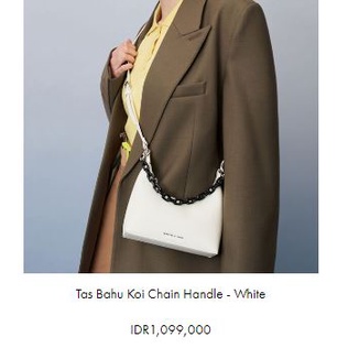 Tas CnK Koi Chain White ORI