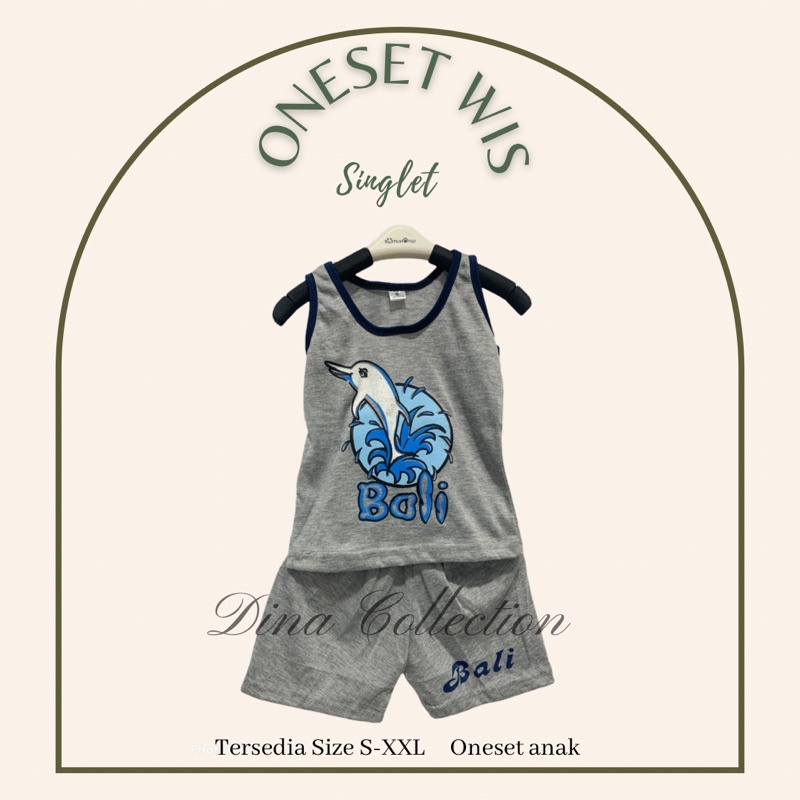 ONESET WIS SINGLET ANAK | ONESET KAOS ANAK