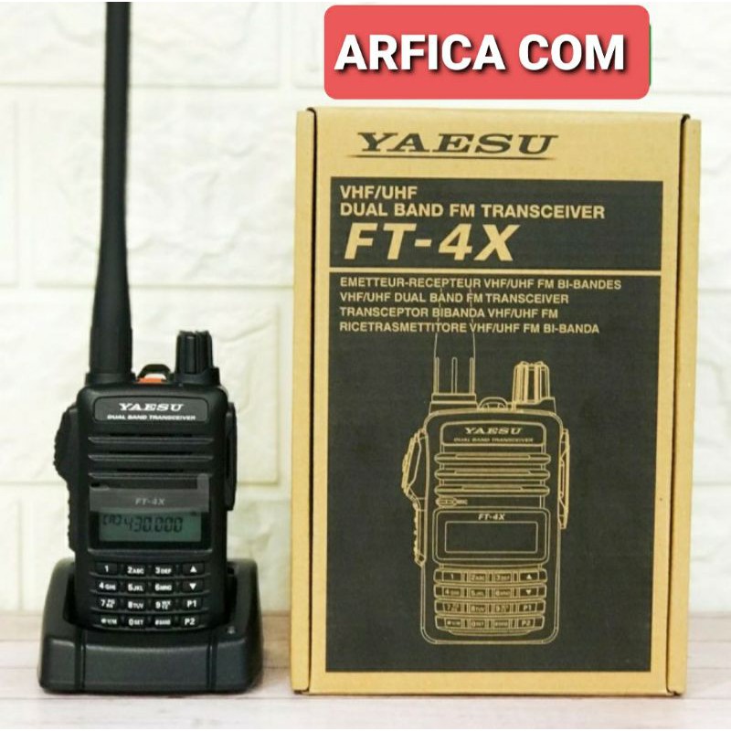 JUAL HT YAESU FT4X FT-4X FT 4X DUALBAND ORIGINAL GARANSI RESMI -YAESU FT 4X
