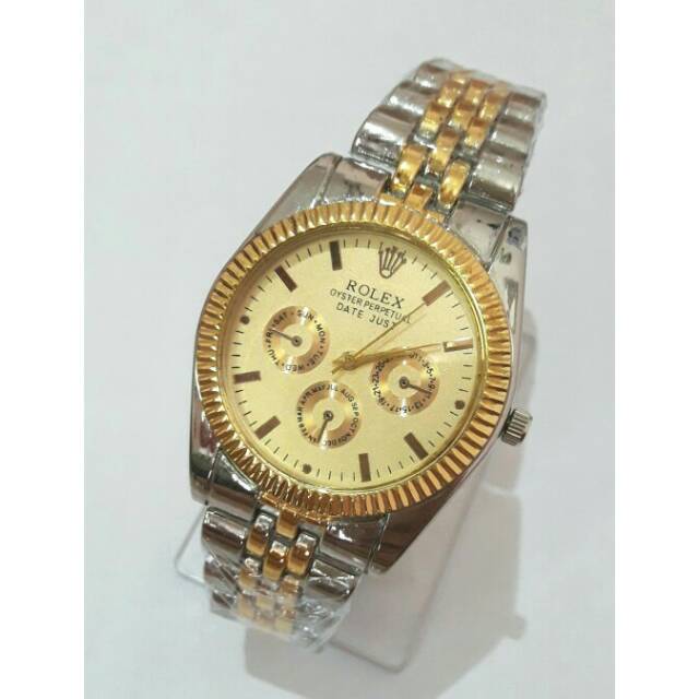 JAM TANGAN PRIA ROLEX LIST EMAS