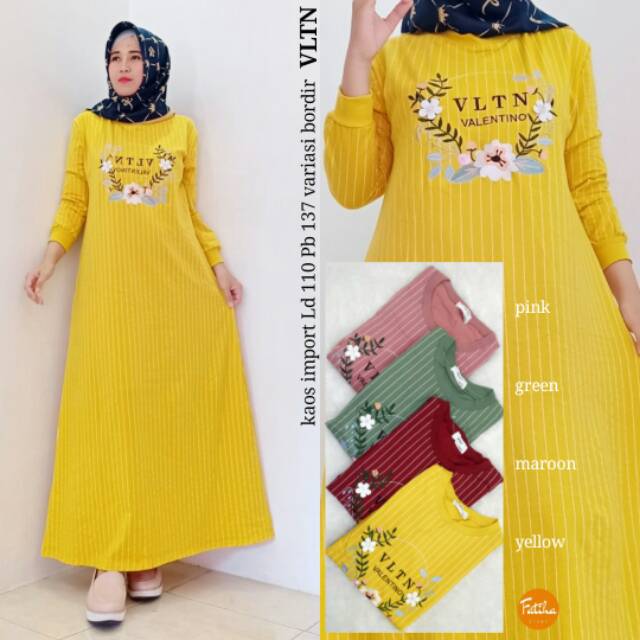 Baju Gamis Kaos Import