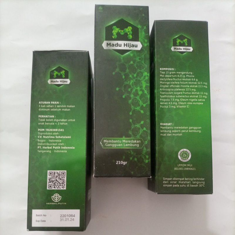 Madu Hijau 100% Original Obat Lambung terdaftar diBPOM