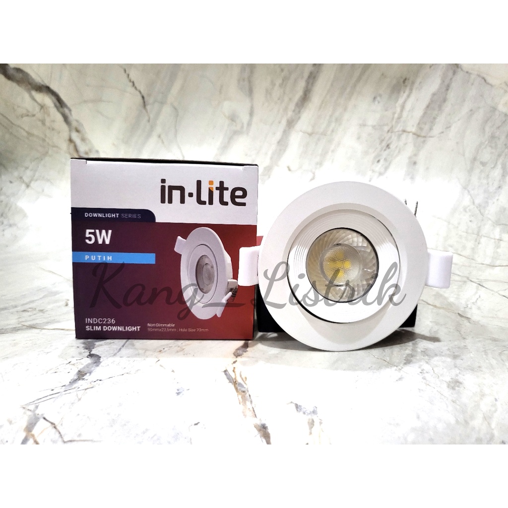 Lampu Spotlight IN-LITE / Downlight LED Inlite 5W INDC236