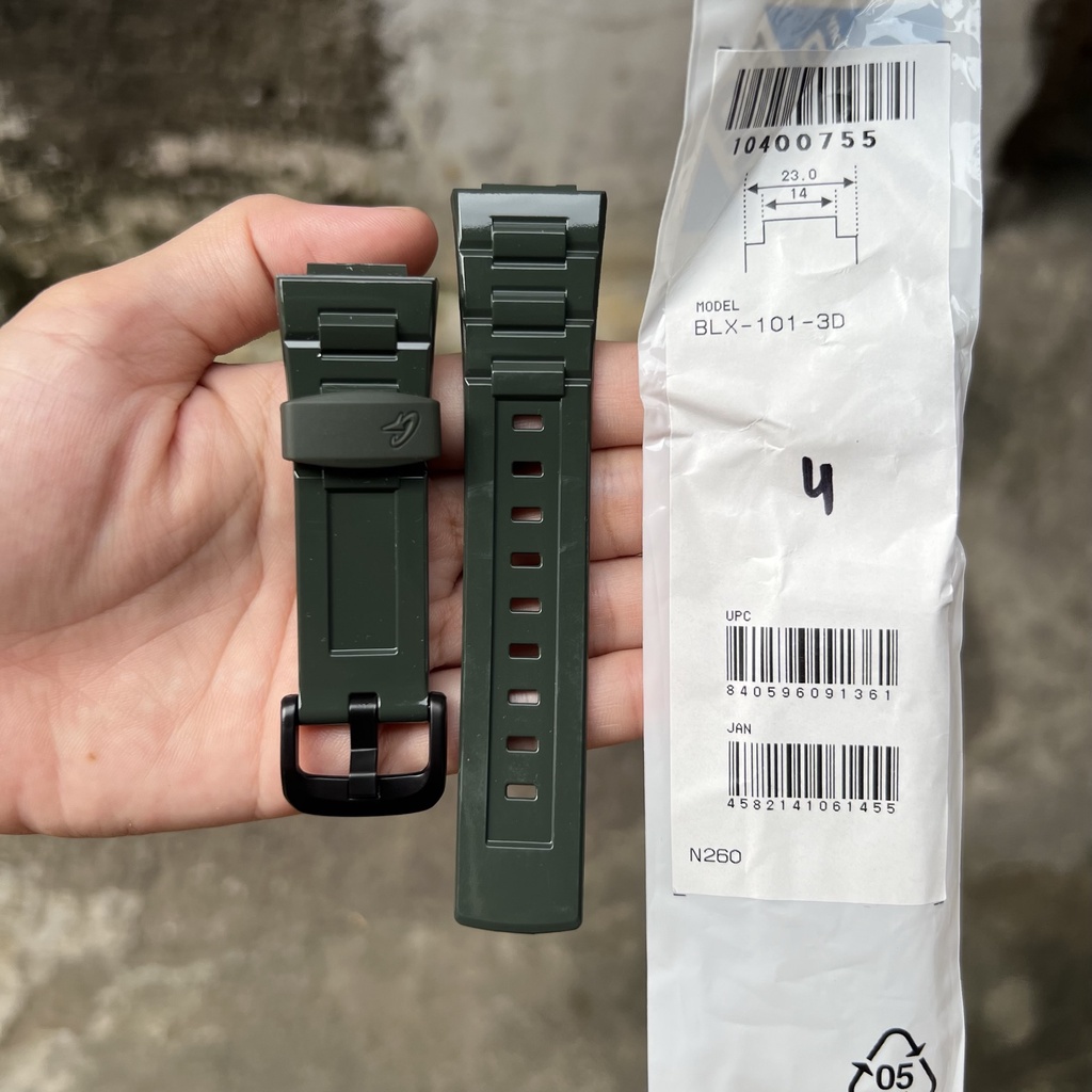 Strap tali jam tangan casio baby-g BLX-101 3D original band BLX 101