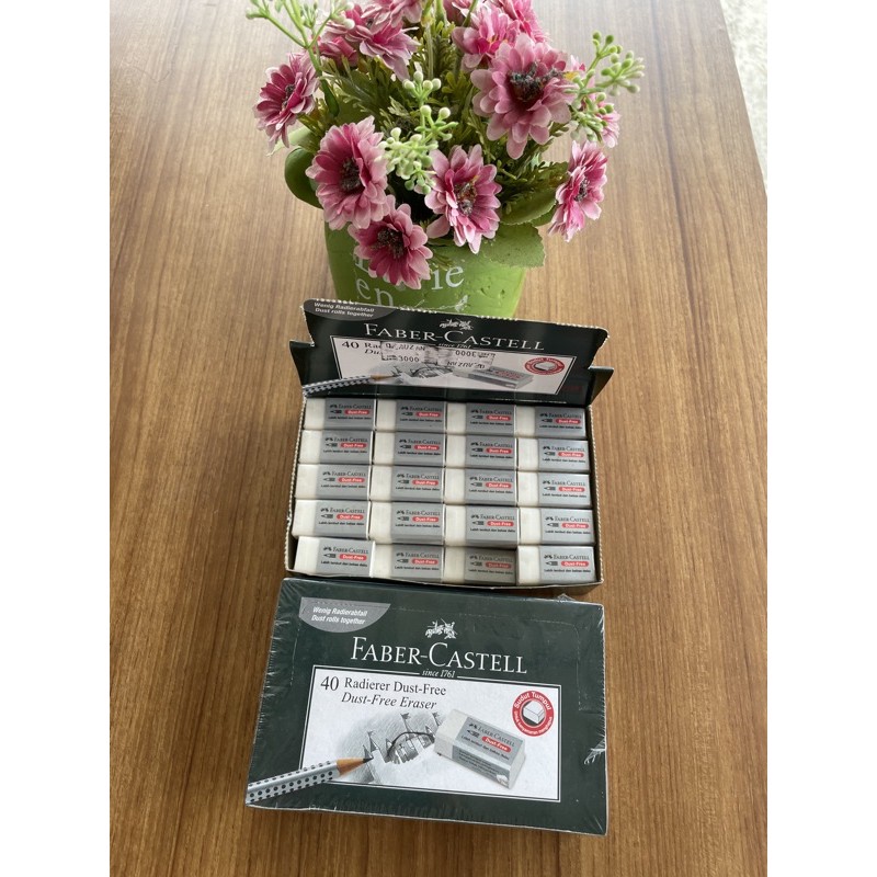 

penghapus faber castell putih kecil