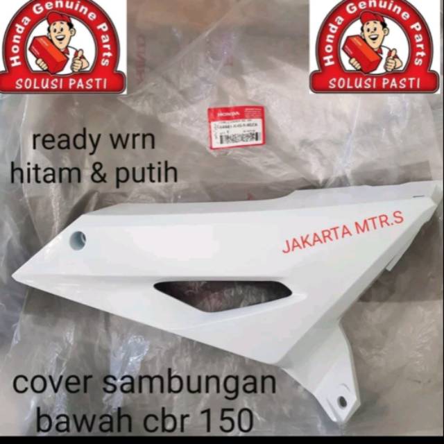 Cover cowl R under new cbe 150 led warna putih ori Honda AHM