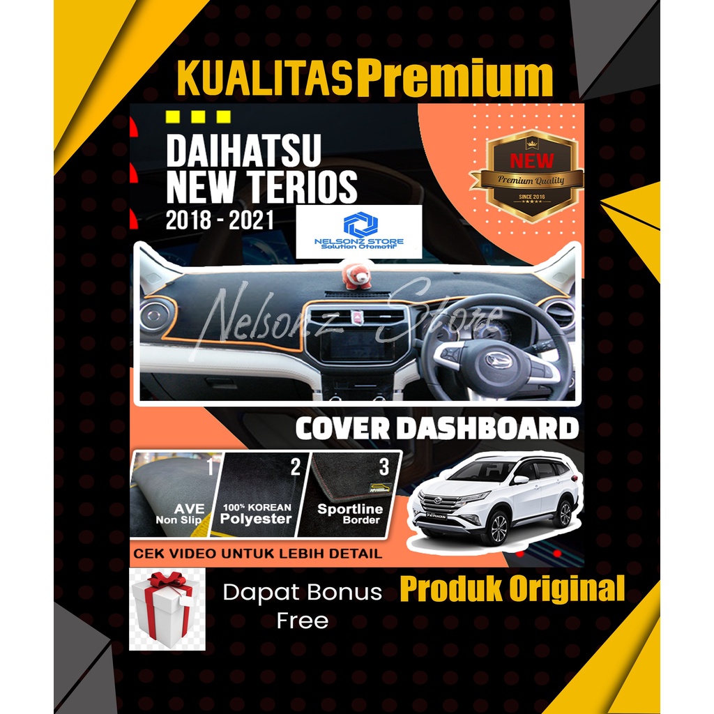 COVER DASHBOARD ALL NEW TERIOS ALAS DASHBOARD ALL NEW TERIOS PELINDUNG DASHBOARD AKSESORIS DASHBOAR