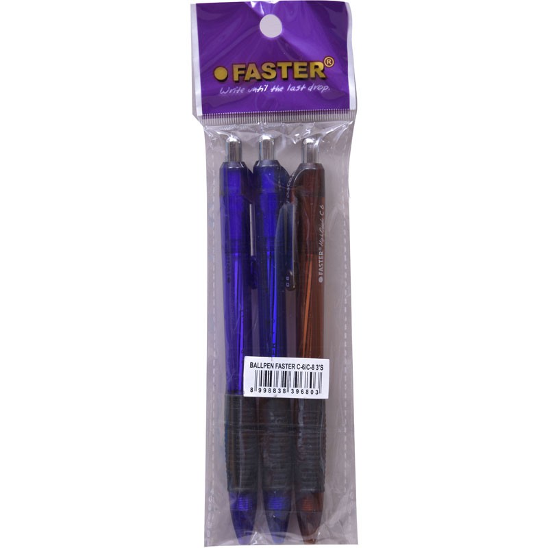

FASTER Pulpen C-6/C-8 3pcs