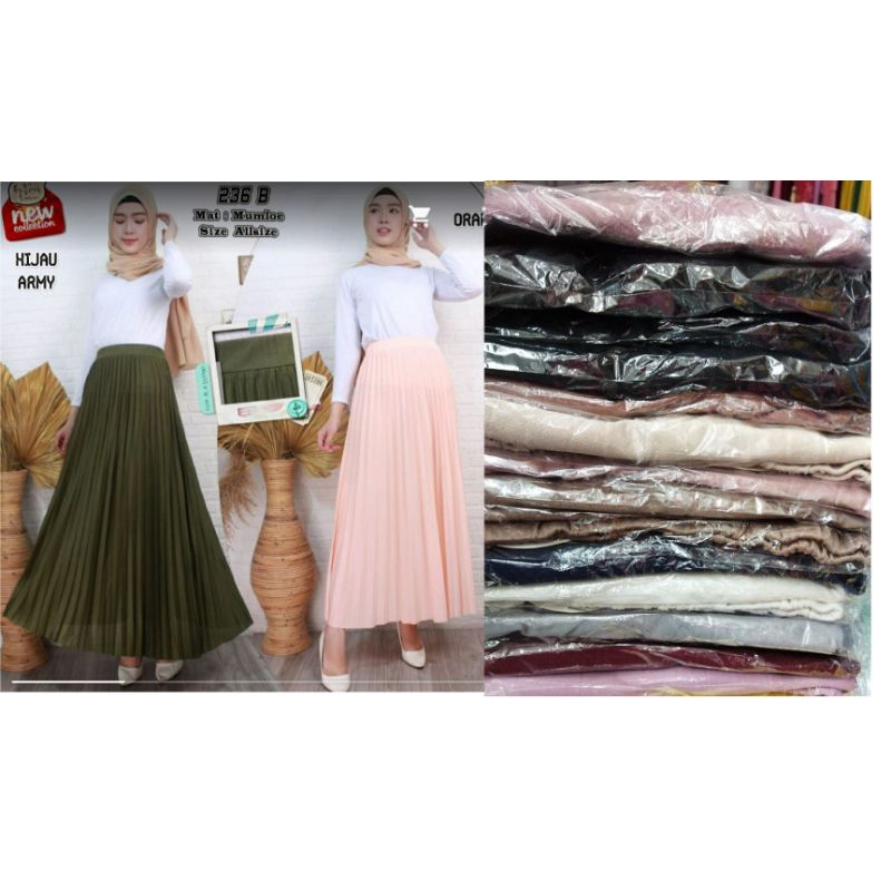 Rok Plisket Payung Rok Plisket Premium Rok Plisket Jumbo Kualitas import