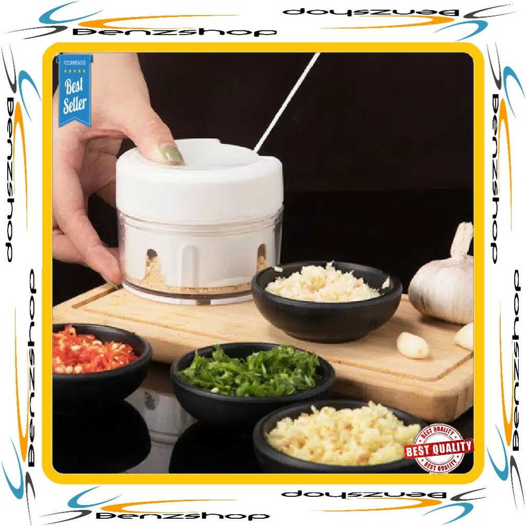 Mini Food Chopper Blender Bumbu Manual Speedy Chopper Mini