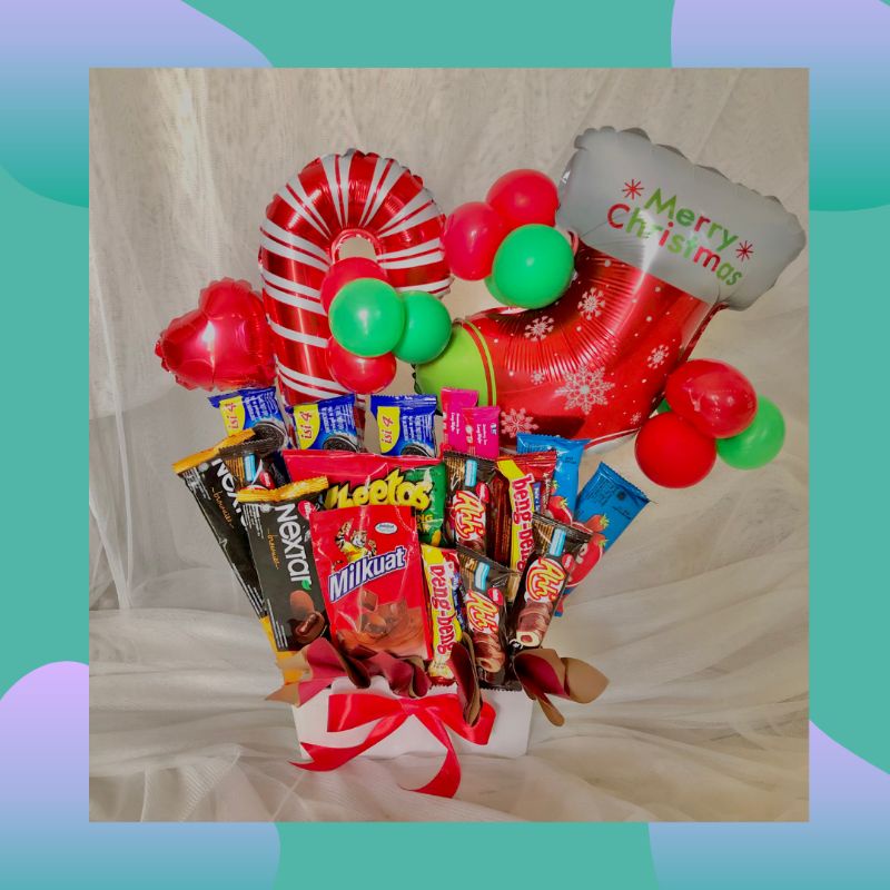 

HAMPERS NATAL MARRY CHRISTMAS UNIK LUCU MURAH KADO SPESIAL NATAL DAN TAHUN BARU NEW YEAR HAMPERS LUCU MURAH UNIK NATAL TAHUN BARU SNACK HAMPERS