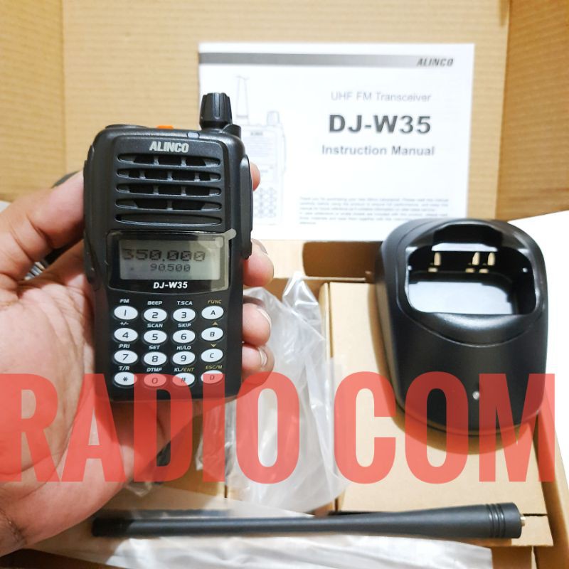 HT ALINCO DJ W35 UHF 350MHz - HT UHF LOW ALINCO DJ W35 DJ-W35 UHF 350 -390MHz MURAH