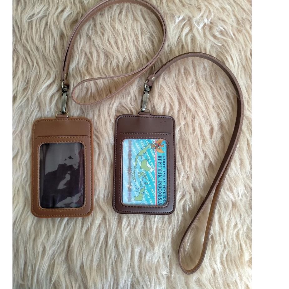 

[KODE YRES9] Id Card Kulit Name Tag Kulit Card Holder