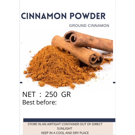 

CINNAMON POWDER PURE 250 GR