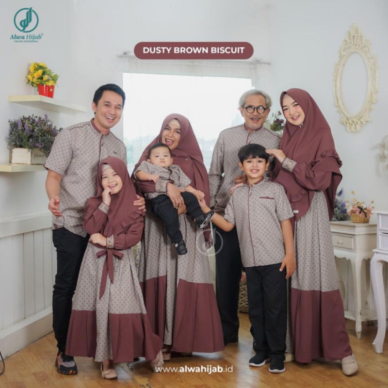 Sarimbit Alwa Hijab Sarimbit Alwa Sarimbit Keluarga Gamis Couple Sarimbit Eid Mubarak by Alwa Hijab