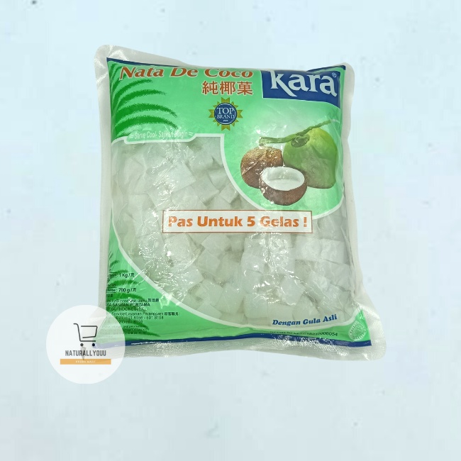 Nata De Coco Kara 1kg Bentuk Kotak /Plain