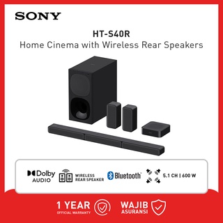 Sony Soundbar HT-S40R 5.1ch Home Cinema with Wireless Rear Speakers