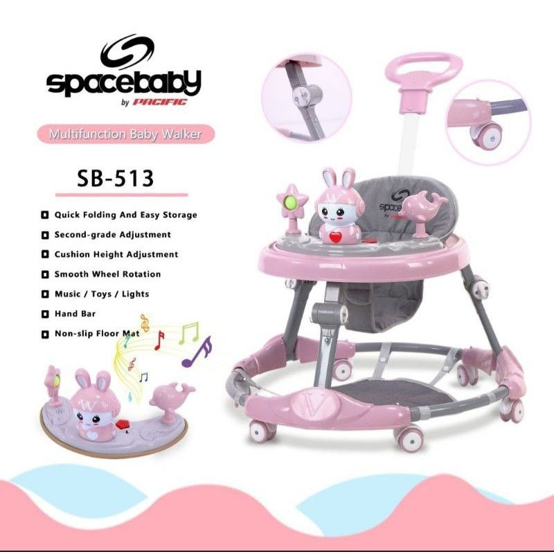 BABY WALKER SPACEBABY SB 506 509 513 BY PACIFIC