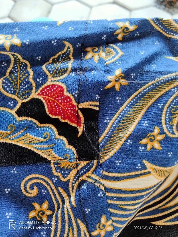 Kemeja Batik Alisan Lengan Panjang Reguler Fit 10633