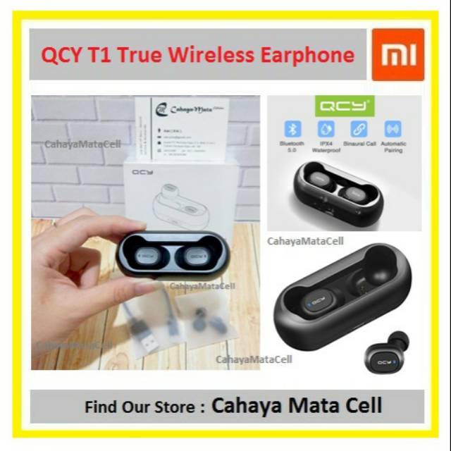 QCY T1C T1 TWS True Wireless Earphone Bluetooth 5.0