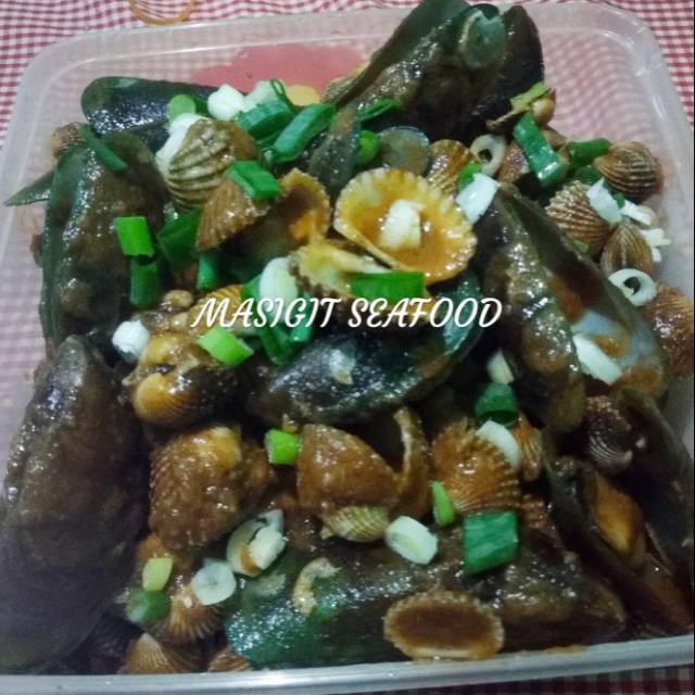 Mix Kerang Dara Hijau Kerang Masak Seafood Siap Saji