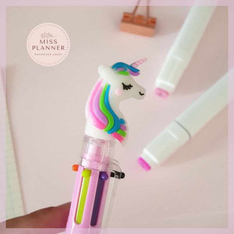 

Ballpoint pulpen unicorn 6 warna