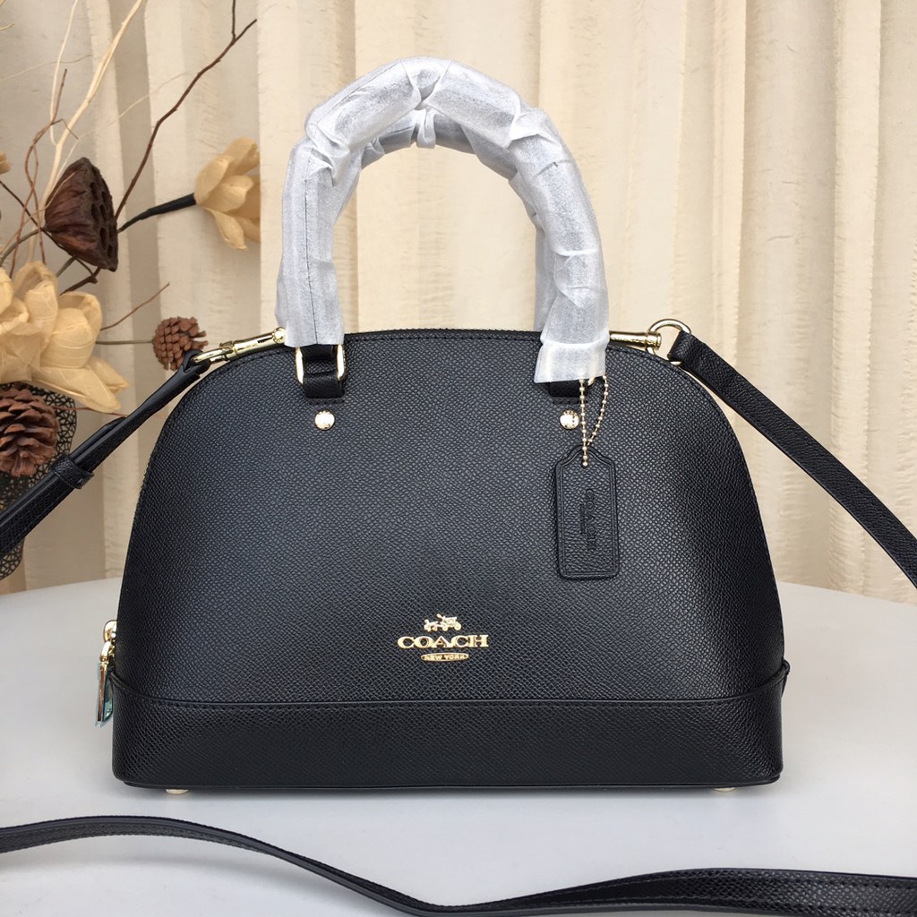 Asli baru COACH 27591 Tas WanitaTas Tote tas pundak wanita import tas tote  tas selempang hitam