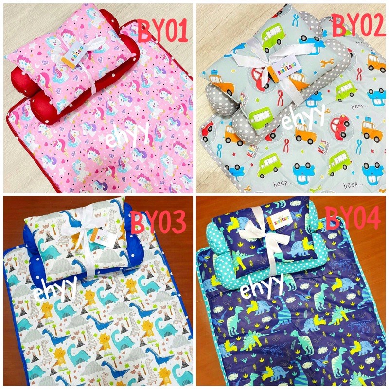 Matras Perlak Set Babyou Baby Land Bedding Set Guling Bantal Peyang