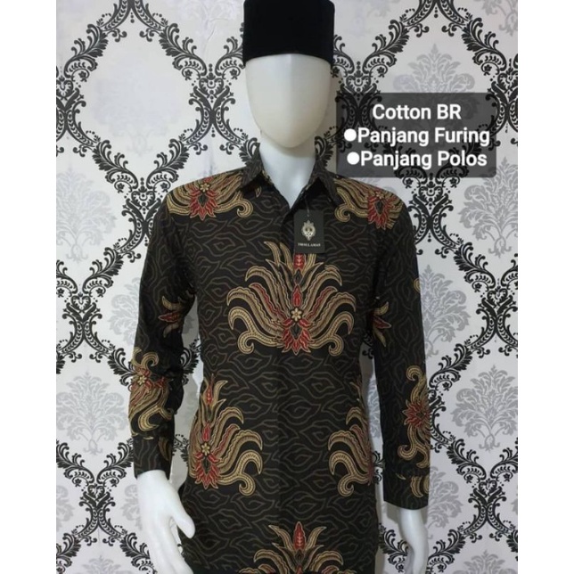 Baju Batik Jumbo Pria M. L. XL. XXL. L3. L4. L5 KEMEJA BATIK LENGAN PANJANG MODEL TERBARU KATUN PRIMA MOTIF MURAH MERIAH Batik Pria Kantor Pesta Murah Katun Motif Modern