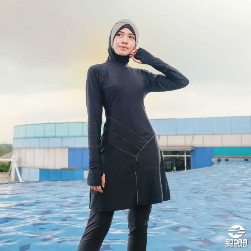 Baju Renang Wanita Muslim Muslimah Premium Edora Fatina Baju Renang Wanita Muslim Muslimah Premium Edora Fatina